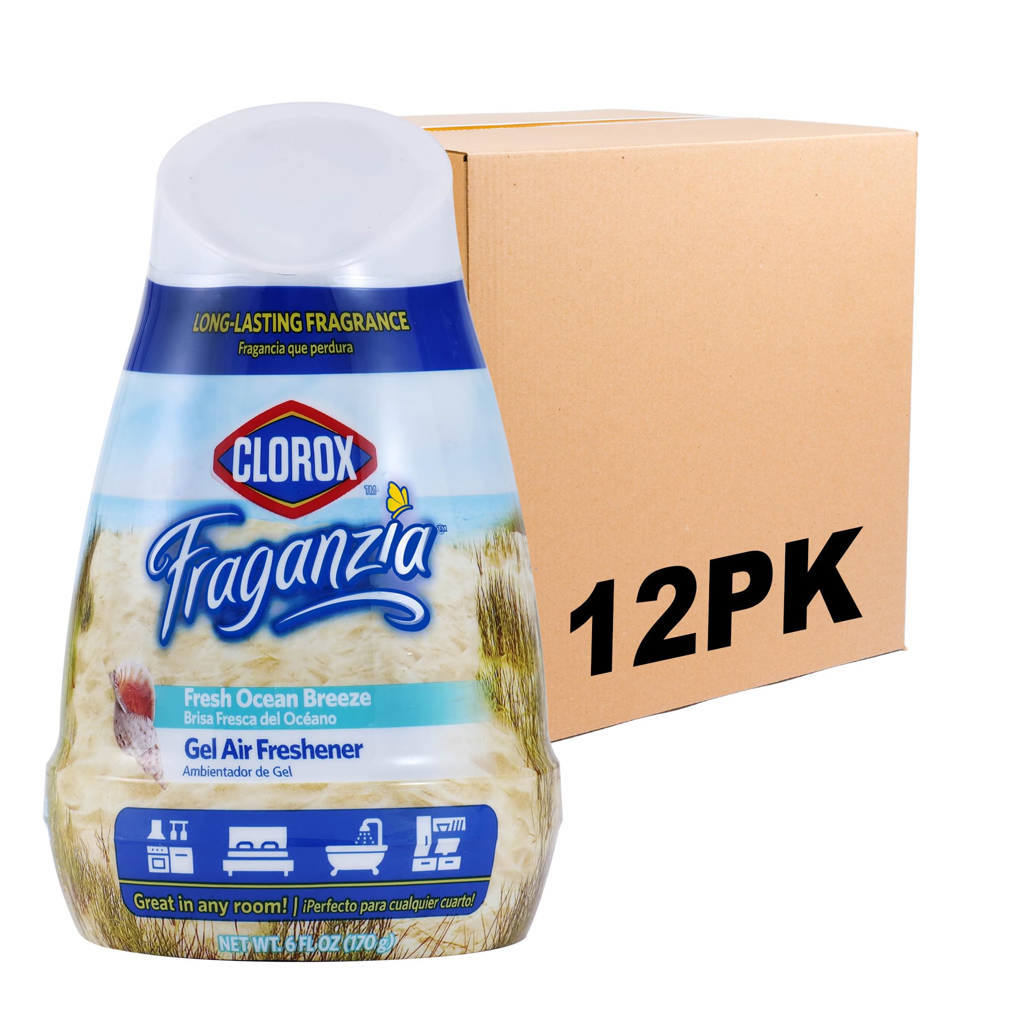 Amazon.com: Clorox Fraganzia Cone Gel Air Freshener, Twist Open